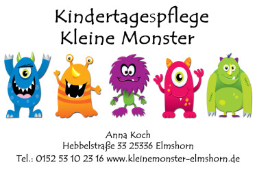 Kindertagespflege Kleine Monster - Kindertagespflege / Tagesmutter in Elmshorn
